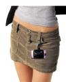 mini skirt with black  crocodile